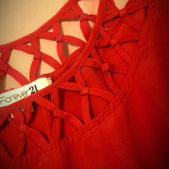 Red, Mini Dress, by Forever 21 - Picture 4 of 6